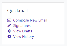 Quickmail block