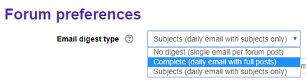Forum Preferences