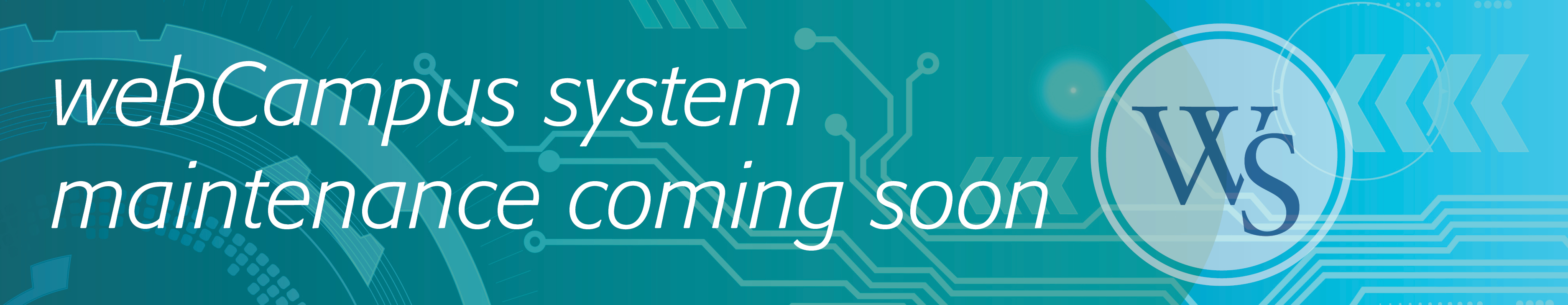 webCampus system maintenance